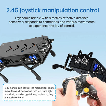 Four-Legged Robot Dog Bionic Intelligent Programming Development Robot Remote Control Robot Dog Electronic Pet Diy Kit